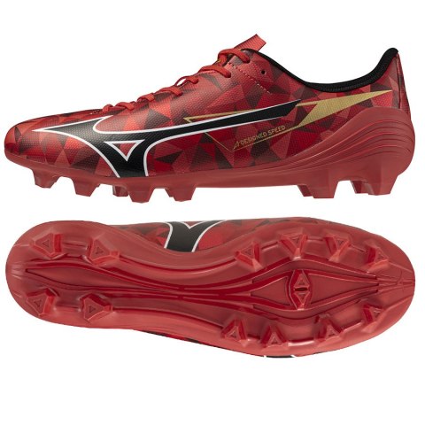 Buty Mizuno Alfa II Select FG P1GA256560 czerwony 40 1/2 Mizuno