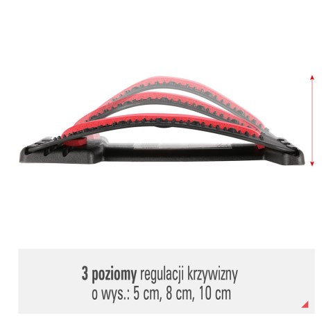PRP02 RED PRZYRZĄD DO ROZCIĄGANIA PLECÓW Z MAGNESAMI HMS HMS