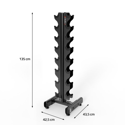ZESTAW HANTLI CHD 2 x 1 - 8 KG (72 KG) + STOJAK STR36 HMS HMS