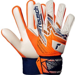 Rękawice Reusch Attrakt Starter Solid Junior 55 72 513 2500 pomarańczowy 8 Reusch