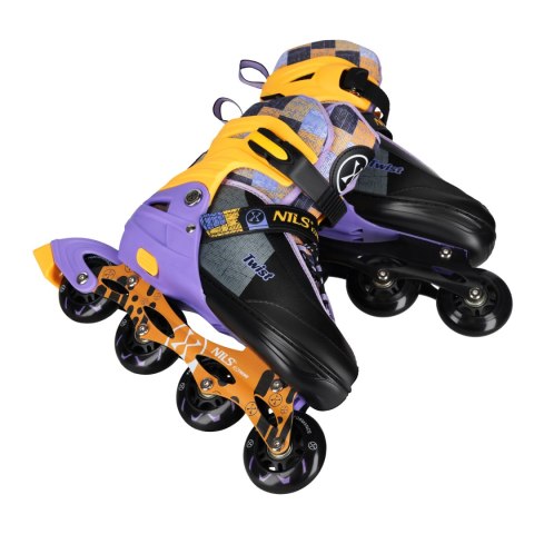 NA13810 ŁYŻWOROLKI TWIST ŻÓŁTE ROZM. S(31-34) NILS EXTREME NILS EXTREME