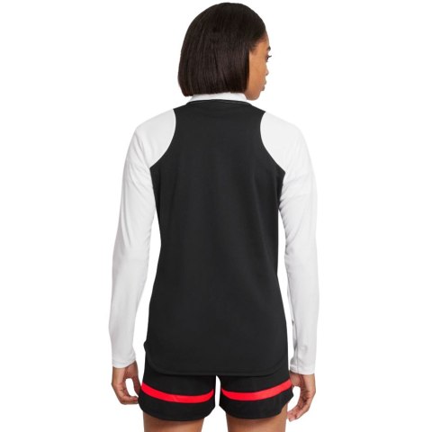 Bluza damska Nike NK Df Academy 21 Drill Top biało-czarna CV2653 016 Nike Football Bluza damska Nike NK Df Academy 21 Drill Top biało-czarna CV2653 016 Nike Football