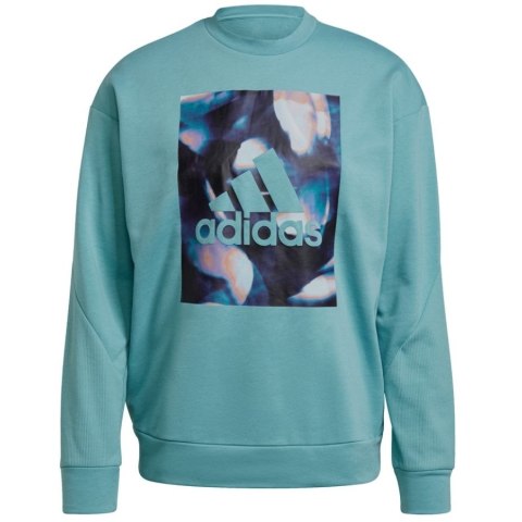 Bluza damska adidas uforu Sweatshirt niebieska GS3893 Adidas Bluza damska adidas uforu Sweatshirt niebieska GS3893 Adidas