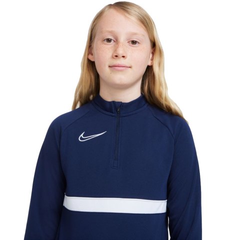 Bluza dla dzieci Nike Academy 21 Dril Top granatowa CW6112 451 Nike Football Bluza dla dzieci Nike Academy 21 Dril Top granatowa CW6112 451 Nike Football