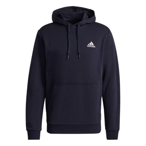 Bluza męska adidas Essentials Fleece Hoodie granatowa H12216 Adidas Bluza męska adidas Essentials Fleece Hoodie granatowa H12216 Adidas