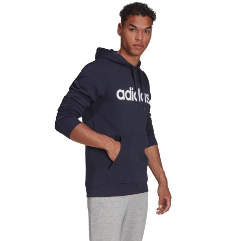 Bluza męska adidas Essentials Linear granatowa GK9068 Adidas Bluza męska adidas Essentials Linear granatowa GK9068 Adidas