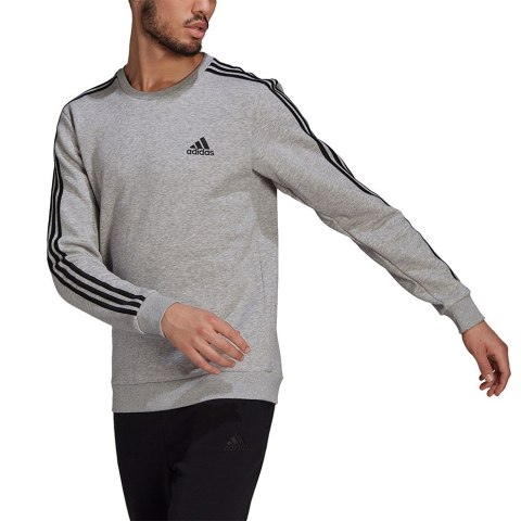 Bluza męska adidas Essentials Sweatshirt szara GK9110 Adidas Bluza męska adidas Essentials Sweatshirt szara GK9110 Adidas