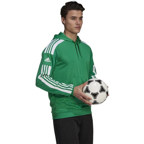 Bluza męska adidas Squadra 21 Hoodie zielona GP6437 Adidas teamwear Bluza męska adidas Squadra 21 Hoodie zielona GP6437 Adidas teamwear