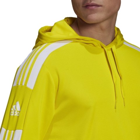 Bluza męska adidas Squadra 21 Hoodie żółta GP6438 Adidas teamwear Bluza męska adidas Squadra 21 Hoodie żółta GP6438 Adidas teamwear