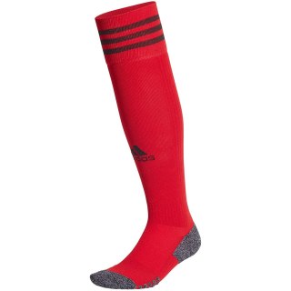 Getry piłkarskie adidas Adi 21 Socks czerwono-szare GN2984 Adidas teamwear