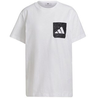 Koszulka damska adidas Lace Camo GFX 1 biała GT8832 Adidas