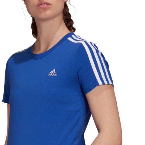Koszulka damska adidas Loungewear Ess niebieska H07815 Adidas