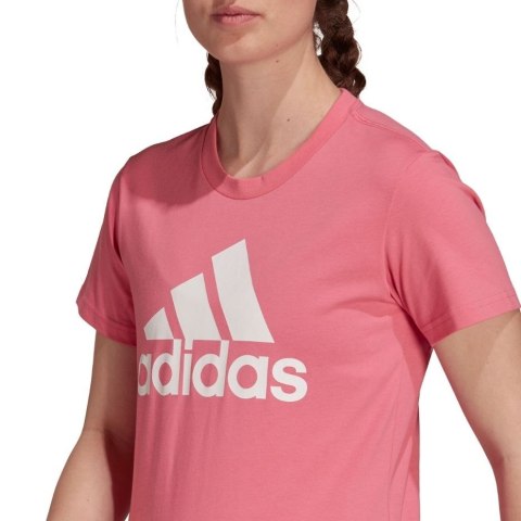 Koszulka damska adidas Loungewear Essentials Logo Tee różowa H07811 Adidas Koszulka damska adidas Loungewear Essentials Logo Tee różowa H07811 Adidas