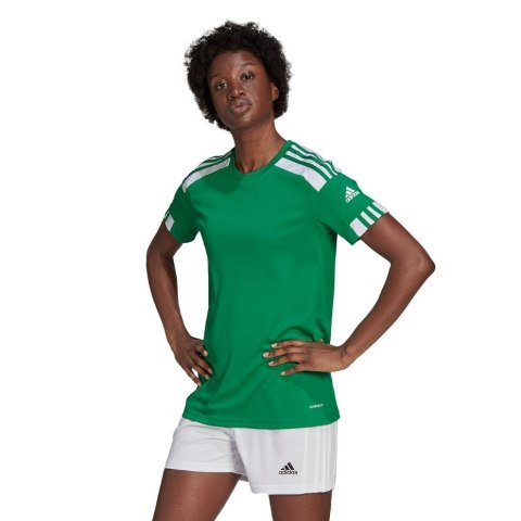 Koszulka damska adidas Squadra 21 Jersey zielona GN5752 Adidas teamwear Koszulka damska adidas Squadra 21 Jersey zielona GN5752 Adidas teamwear