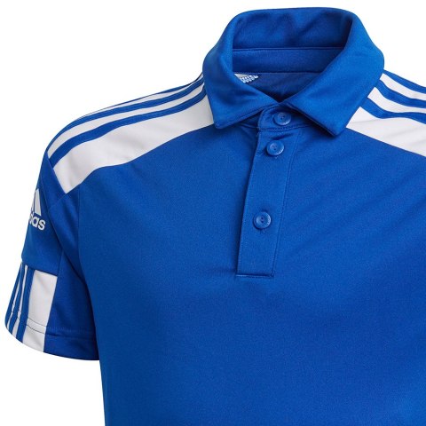 Koszulka dla dzieci adidas Squadra 21 Polo niebieska GP6425 Adidas teamwear Koszulka dla dzieci adidas Squadra 21 Polo niebieska GP6425 Adidas teamwear