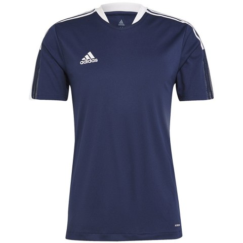 Koszulka męska adidas Tiro 21 Training Jersey granatowa GM7585 Adidas teamwear