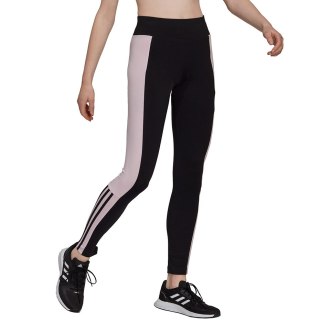 Legginsy damskie adidas Essentials Colorblock czarno-różowe GS6325 Adidas