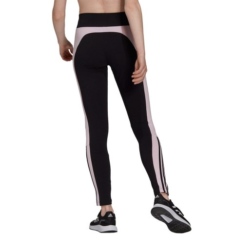 Legginsy damskie adidas Essentials Colorblock czarno-różowe GS6325 Adidas Legginsy damskie adidas Essentials Colorblock czarno-różowe GS6325 Adidas