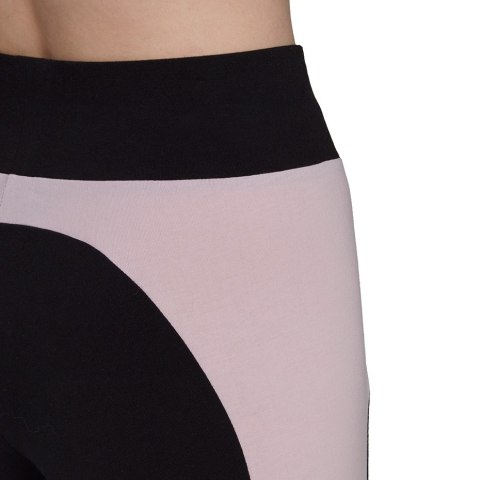 Legginsy damskie adidas Essentials Colorblock czarno-różowe GS6325 Adidas Legginsy damskie adidas Essentials Colorblock czarno-różowe GS6325 Adidas