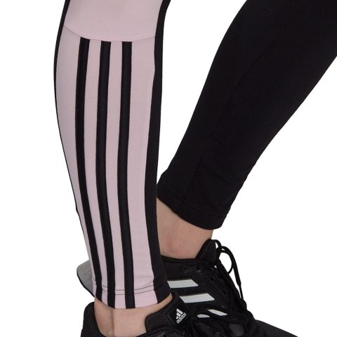 Legginsy damskie adidas Essentials Colorblock czarno-różowe GS6325 Adidas Legginsy damskie adidas Essentials Colorblock czarno-różowe GS6325 Adidas