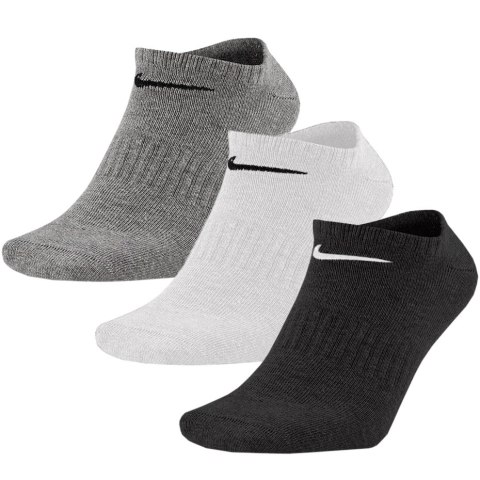 Skarpety Nike Everday LTWT NS 3PR szare, białe, czarne SX7678 964 Nike Skarpety Nike Everday LTWT NS 3PR szare, białe, czarne SX7678 964 Nike