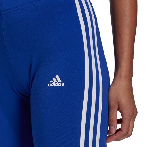 Spodenki damskie adidas Essentials 3-Stripes Bi niebieskie H07767 Adidas Spodenki damskie adidas Essentials 3-Stripes Bi niebieskie H07767 Adidas