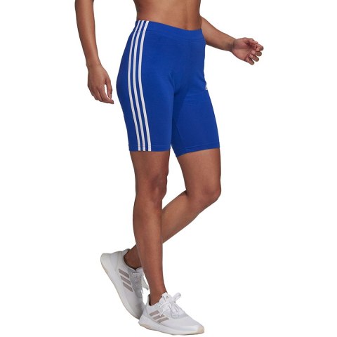 Spodenki damskie adidas Essentials 3-Stripes Bi niebieskie H07767 Adidas Spodenki damskie adidas Essentials 3-Stripes Bi niebieskie H07767 Adidas