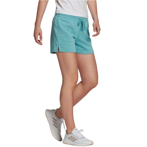 Spodenki damskie adidas Essentials Slim Lo niebieskie H07886 Adidas