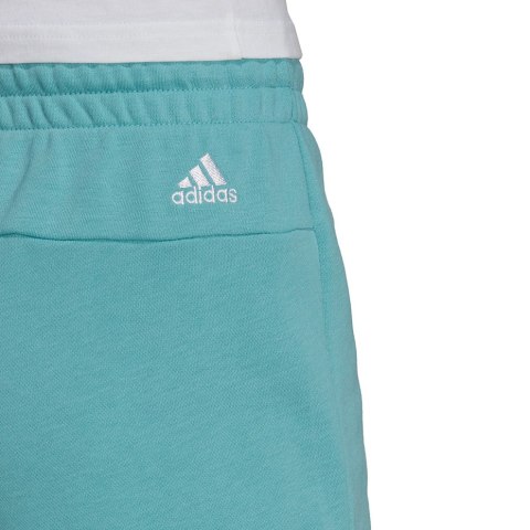 Spodenki damskie adidas Essentials Slim Lo niebieskie H07886 Adidas