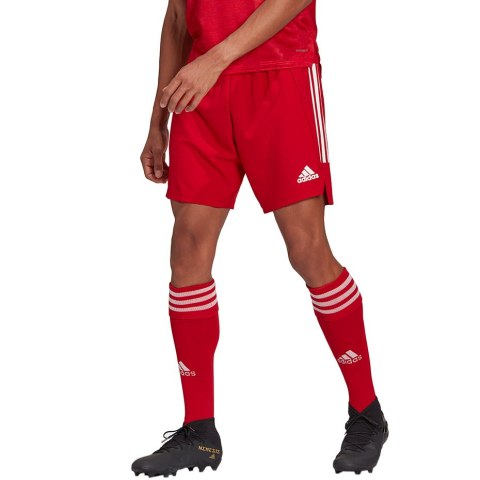 Spodenki męskie adidas Condivo 21 Primeblue Shorts czerwone GJ6810 Adidas teamwear Spodenki męskie adidas Condivo 21 Primeblue Shorts czerwone GJ6810 Adidas teamwear