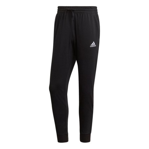 Spodnie męskie adidas Essentials Single czarne GK9226 Adidas Spodnie męskie adidas Essentials Single czarne GK9226 Adidas