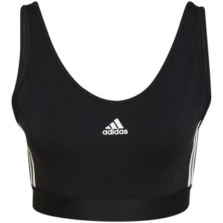 Stanik sportowy damski adidas Essentials 3-Stripes czarny GS1343 Adidas