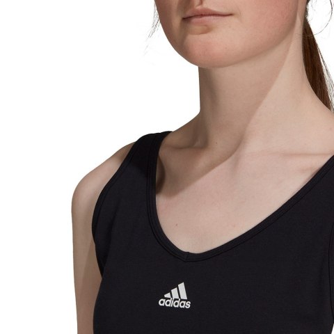 Stanik sportowy damski adidas Essentials 3-Stripes czarny GS1343 Adidas Stanik sportowy damski adidas Essentials 3-Stripes czarny GS1343 Adidas