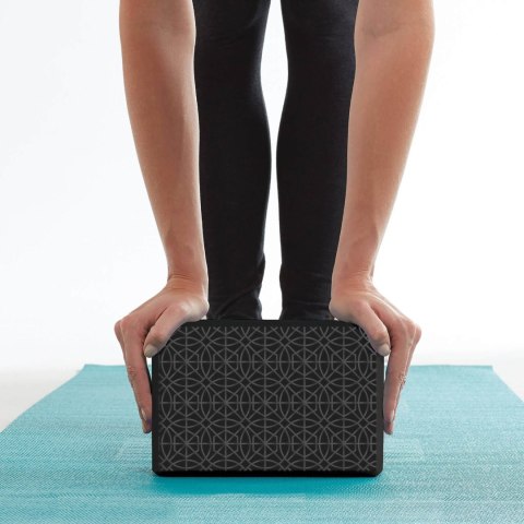 GAIAM KOSTKA DO JOGI EMBOSSED BLACK 63438 Gaiam