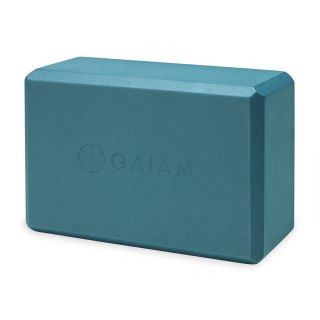GAIAM KOSTKA DO JOGI Z PIANKI BLUE TEAL 59181 Gaiam