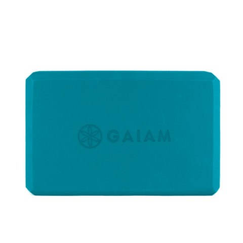 GAIAM KOSTKA DO JOGI Z PIANKI BLUE TEAL 59181 Gaiam