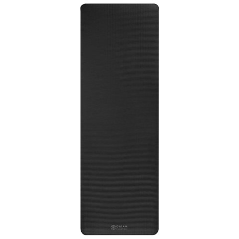 GAIAM MATA FITNESS 10 MM Z PASKIEM CZARNA 63319 Gaiam