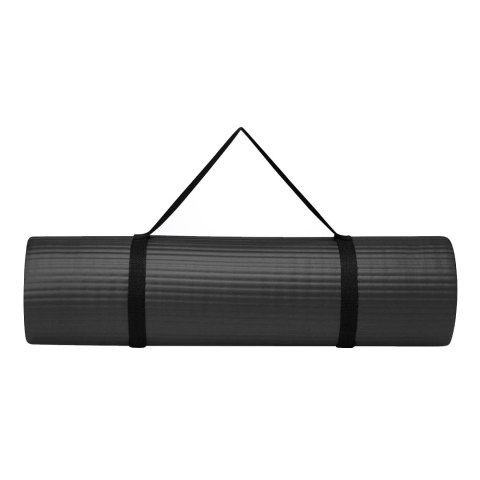 GAIAM MATA FITNESS 10 MM Z PASKIEM CZARNA 63319 Gaiam