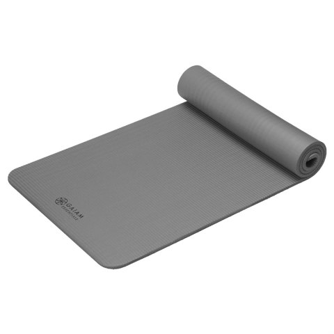 GAIAM MATA FITNESS 10 MM Z PASKIEM SZARA 63321 Gaiam
