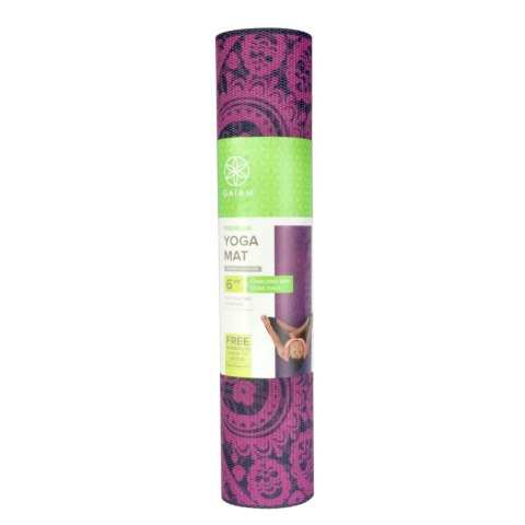 GAIAM MATA DO JOGI PLUM SUNDIAL 6 MM 62572 Gaiam