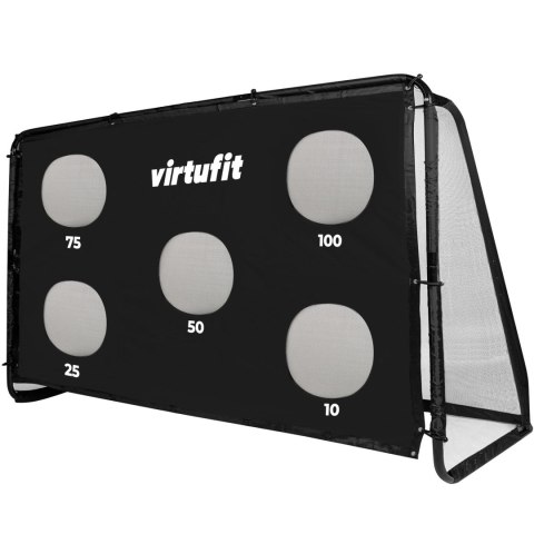 VIRTUFIT BRAMKA PIŁKARSKA PRO Z MATĄ DO STRZELANIA - 300 X 200 CM