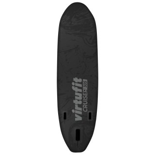 VIRTUFIT DESKA SUP CRUISER 305 - CZARNY - Z SIEDZENIEM KAJAKOWYM, AKCESORIAMI I TORBĄ DO NOSZENIA