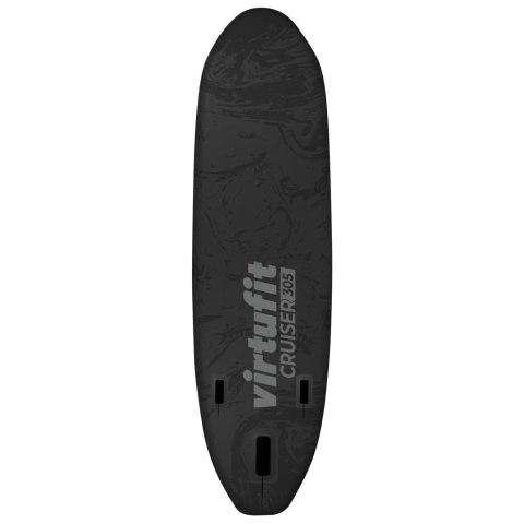 VIRTUFIT DESKA SUP CRUISER 305 - CZARNY - Z SIEDZENIEM KAJAKOWYM, AKCESORIAMI I TORBĄ DO NOSZENIA
