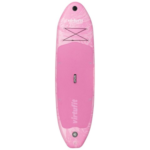 VIRTUFIT DESKA SUP CRUISER 305 - RÓŻOWY - Z SIEDZENIEM KAJAKOWYM, AKCESORIAMI I TORBĄ DO NOSZENIA