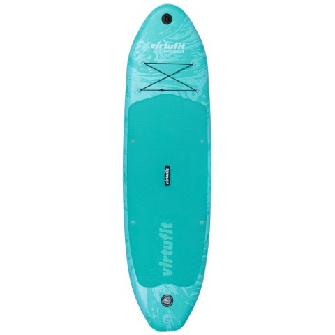 VIRTUFIT DESKA SUP CRUISER 305 - TURKUSOWY - Z SIEDZENIEM KAJAKOWYM, AKCESORIAMI I TORBĄ DO NOSZENIA