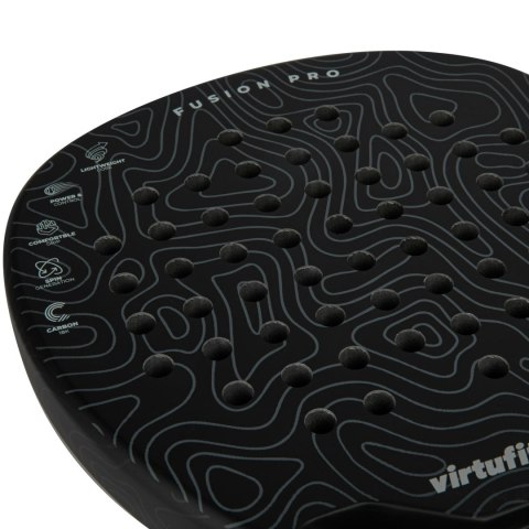 VIRTUFIT RAKIETA PADEL FUSION PRO - CZARNO-SZARA