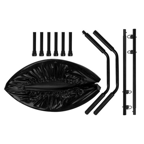 VIRTUFIT SKŁADANA TRAMPOLINA FITNESS Z UCHWYTEM 100 CM