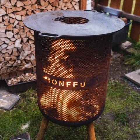 BONFEU PALENISKO OGRODOWE KOSZ BONVES 45 RDZAWE BonFeu