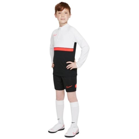 Bluza dla dzieci Nike DF Academy 21 Drill Top czarno-biało-czerwona CW6112 016 Nike Football Bluza dla dzieci Nike DF Academy 21 Drill Top czarno-biało-czerwona CW6112 016 Nike Football