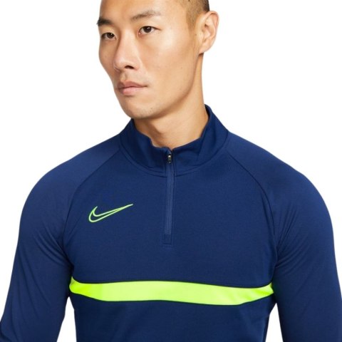 Bluza męska Nike Dri-Fit Academy 21 Dril Top granatowa CW6110 492 Nike Football Bluza męska Nike Dri-Fit Academy 21 Dril Top granatowa CW6110 492 Nike Football